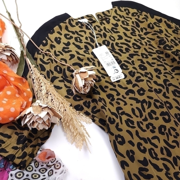 New Escada Olive Black Dress Sz 36 - Picture 9 of 16